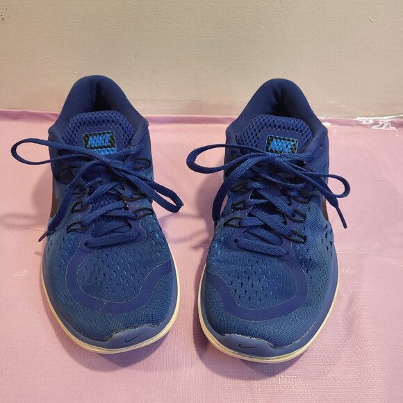 Nike Womens Flex 2017 RN 898476-402 Blue Running Shoes Sneakers Size 10 - Picture 2 of 11